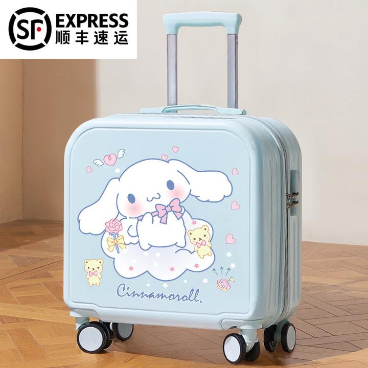 18寸儿童卡通行李箱结实网红轻便20寸拉杆箱静音万向轮可骑登机箱