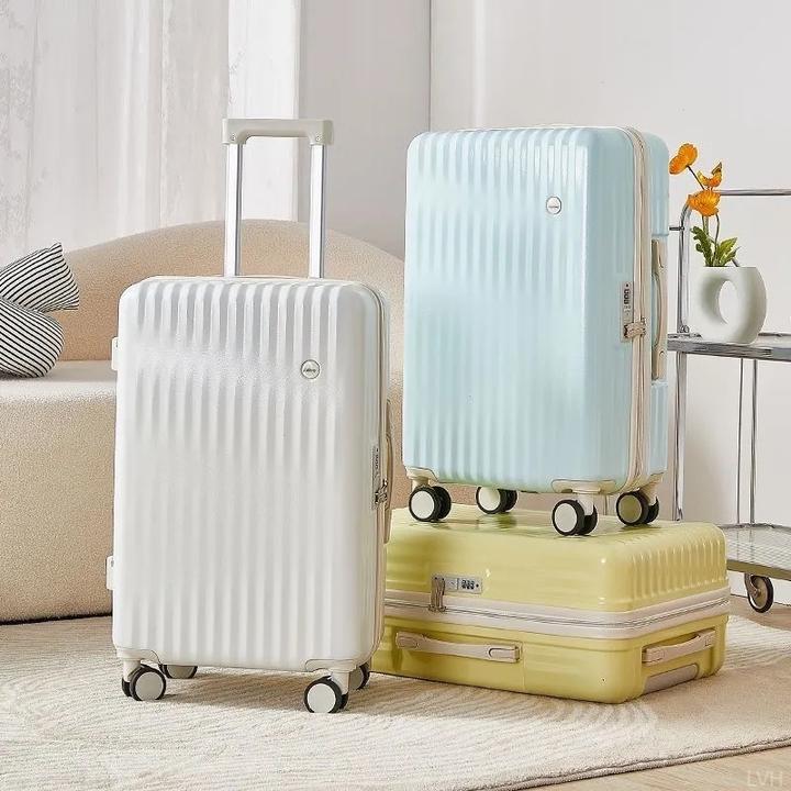 高颜值行李箱女2024新款马卡龙拉杆箱结实耐用密码箱大容量学生