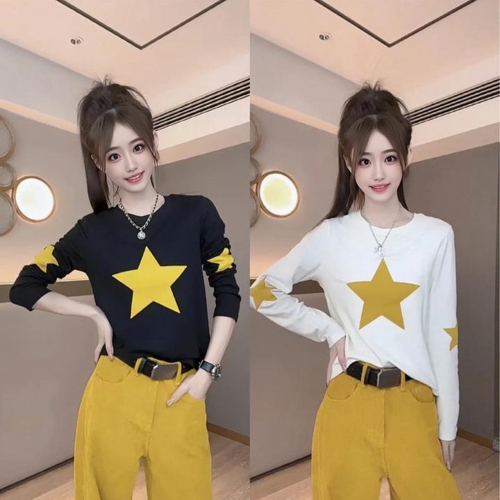 磨毛薄绒气质打底衫2025秋冬时尚加绒字母长袖百搭T恤上衣