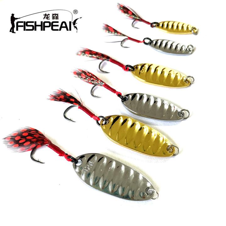 龙森平振亮片单钩3.5克5克7克10克15克20克路亚饵平震微物假饵