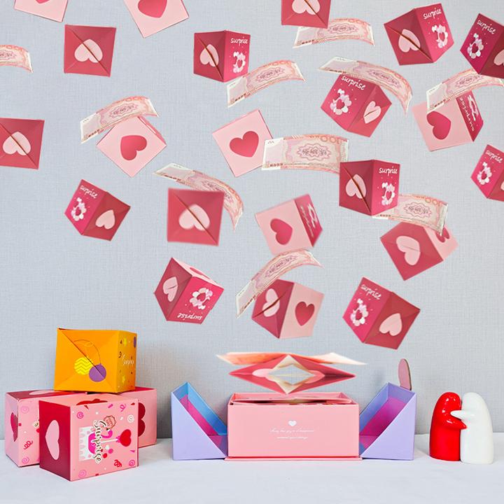 生日礼物创意弹跳盒子惊喜跳跳盒生日快乐告白精美礼物男朋友礼盒