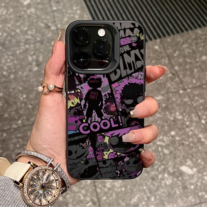 SMBLCE幽灵男孩插画适用iPhone15/14promax手机壳11苹果13/12套xr