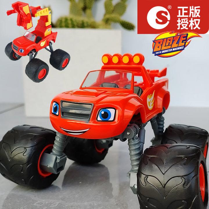 变形旋风战车队飙速工程车大号怪兽赛车卡车巴士飚速汽车玩具男孩