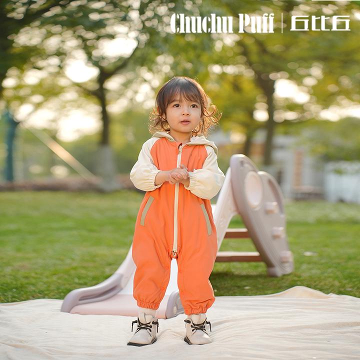 丘比丘婴幼儿初秋装外出服春秋季宝宝衣服春秋连体衣防风婴童哈衣