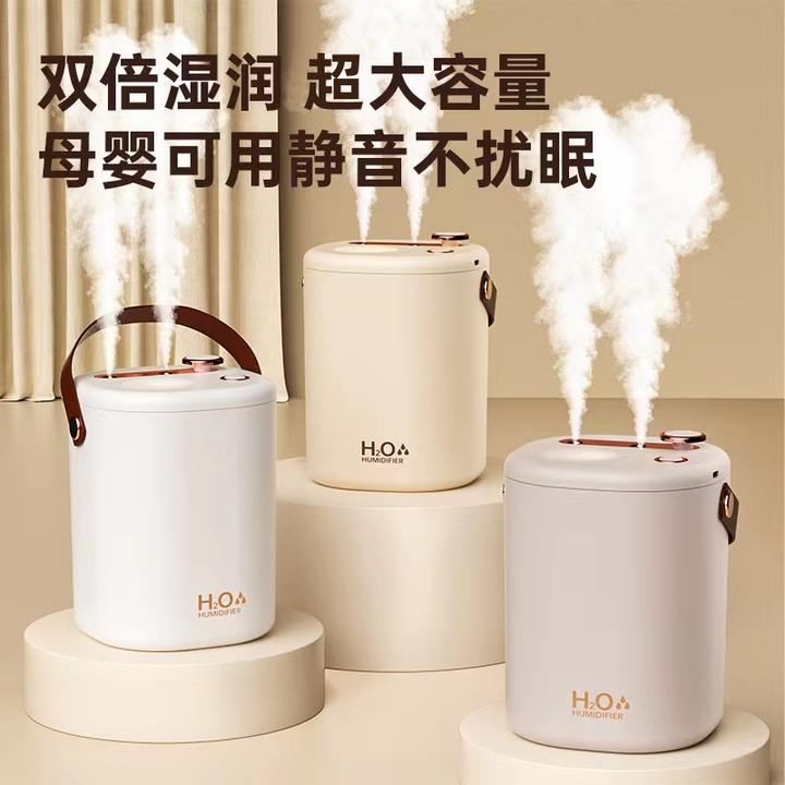 能适卧室专用加湿器补水静音空气加湿器家用大容量超大喷雾便携式
