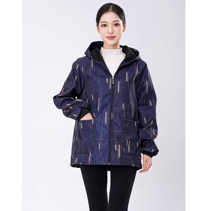 防水防油加绒加厚长袖罩衣厨房工作服男女通用大褂外套