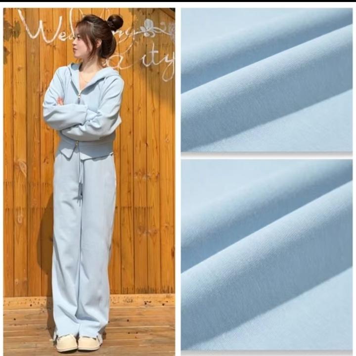 1087洋气减龄休闲运动套装女秋冬新款时尚连帽卫衣窄版裤两件套