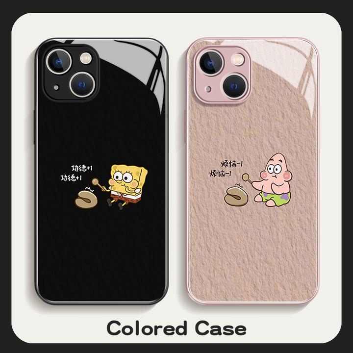 适用iPhone15promax苹果14/13/12海绵宝宝vivo华为小米xs手机壳xr