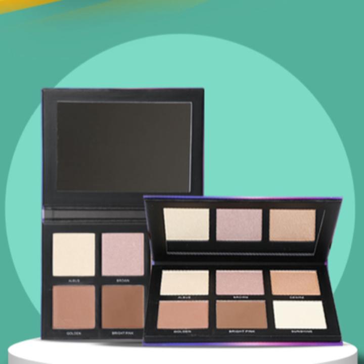 诺思迷nsemi细腻焕亮修容提亮粉闪粉多色时尚魅力一体盘焕彩六色