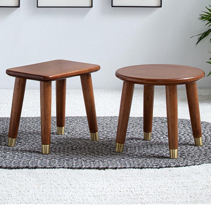 榉木小凳子矮凳家用儿童茶几凳小板凳实木矮方凳客厅垫脚凳北欧