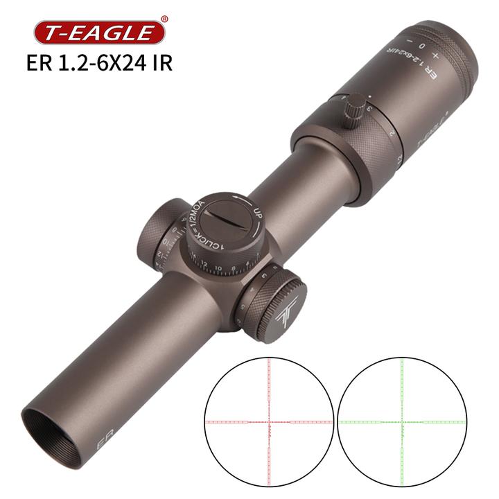 突鹰T-EAGLE ER1.2-6X24IR速瞄十字镜户外观景望远镜变倍防水