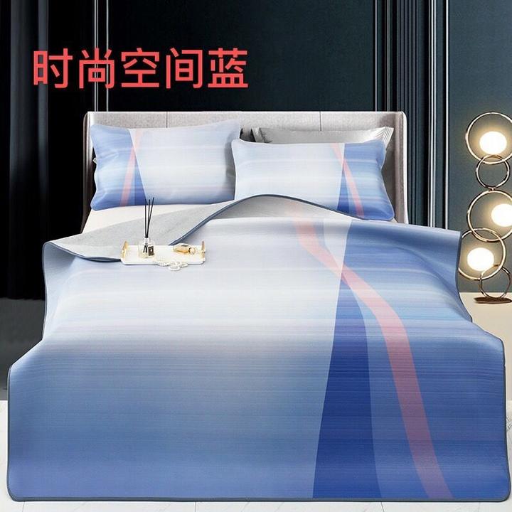头层彩绘牛皮席  头层牛皮  凉席