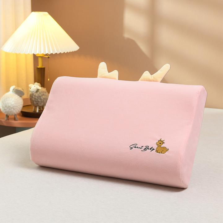 水晶绒乳胶枕套秋冬儿童卡通记忆枕头套50x30冬季学生枕套44x27