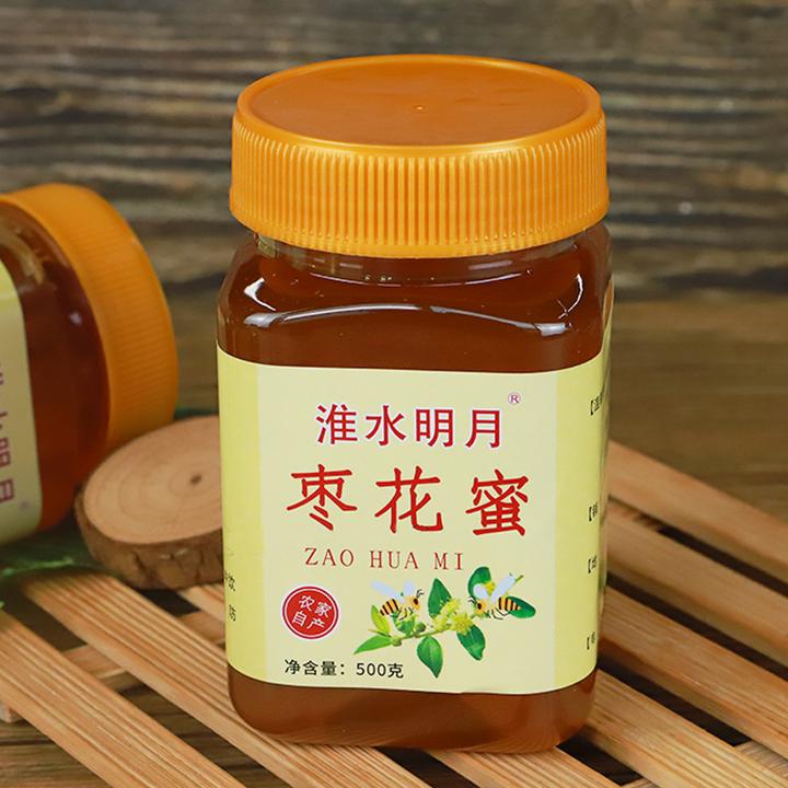 枣花蜜500克共2斤纯蜂蜜真蜂蜜农家蜂场蜂哥直播天然原味枣花蜜