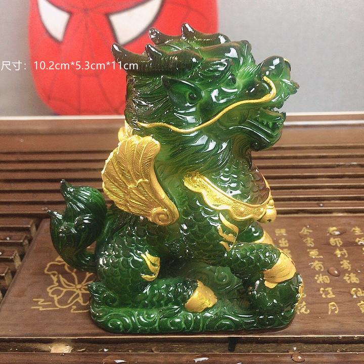 【宇宙】【麒麟】新奇特变色茶宠摆件十二生肖高档麒麟温变麒麟茶玩