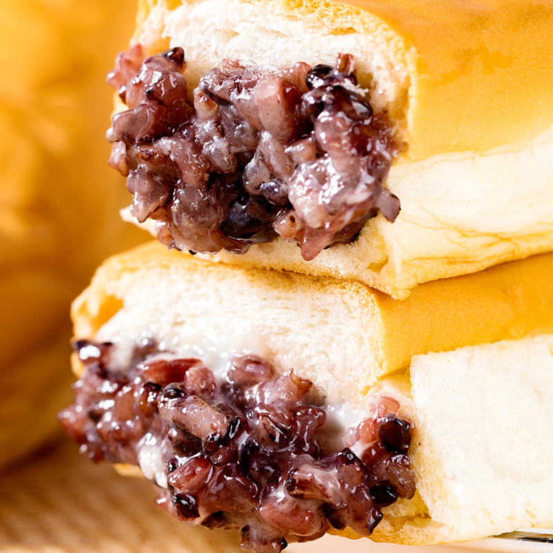 轻食官网红长条紫米奶酪棒面包550g/箱（内含5条）