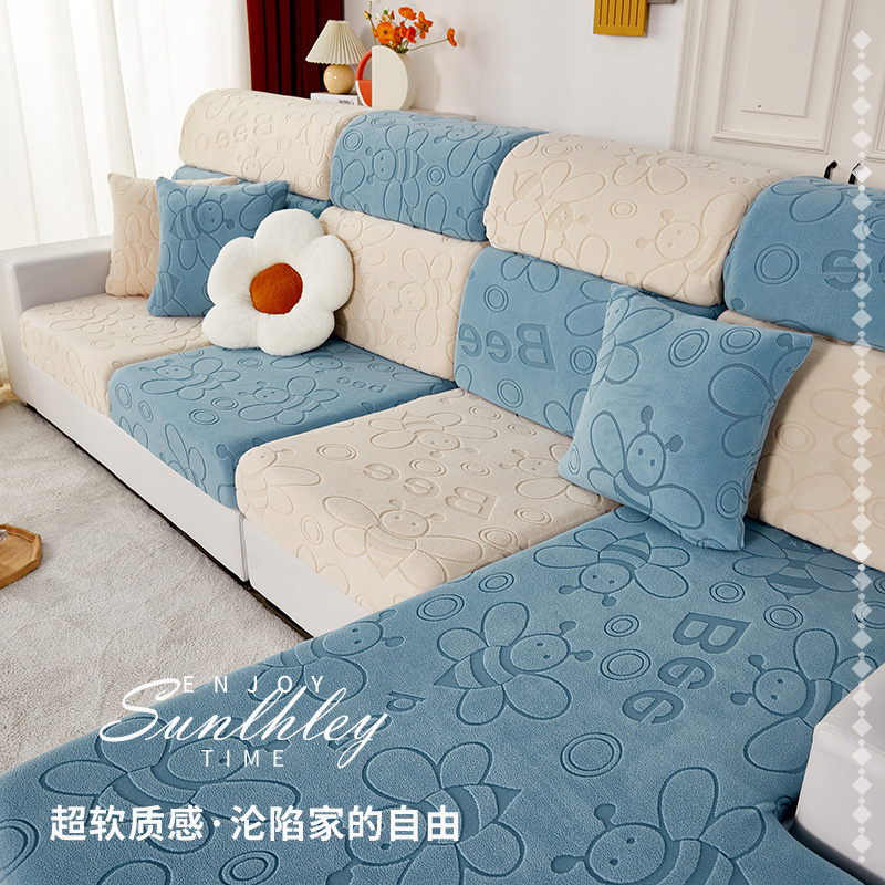 通用型沙发套罩笠加厚防猫防滑防尘弹力沙发坐垫套罩无需测量