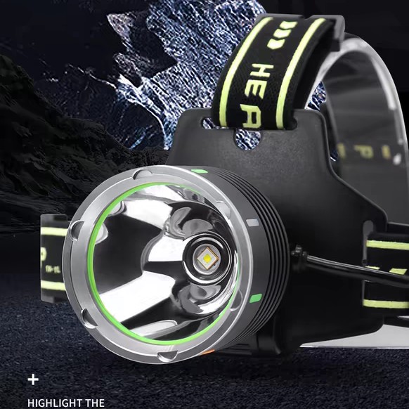 GX-t90户外强光头灯钓鱼灯矿灯充电头灯聚光远射