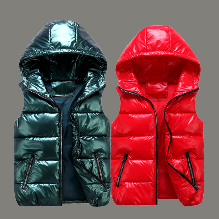 秋冬新款亲子装儿童马甲女学生棉坎肩情侣外套马夹大码外穿2023款