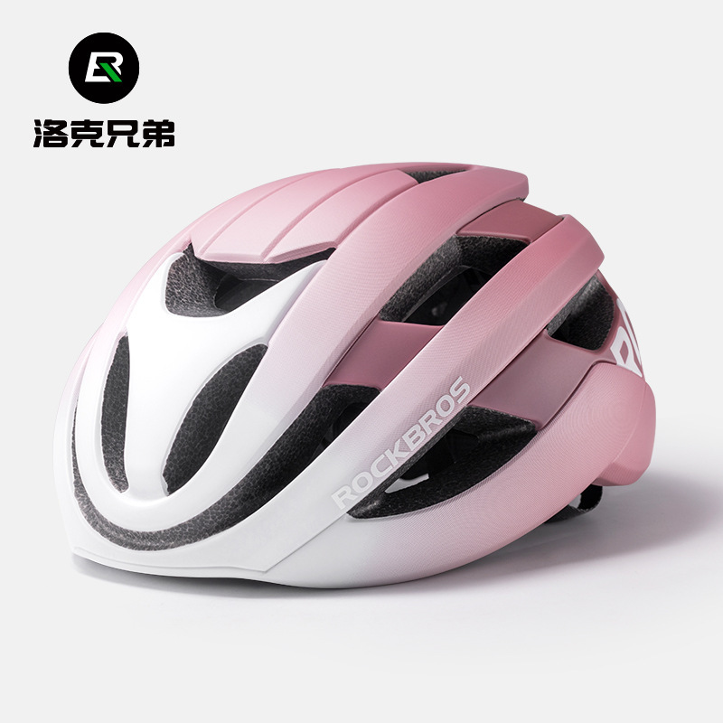 洛克兄弟骑行头盔山地公路车一体成型自行车头盔男女款破风安全帽