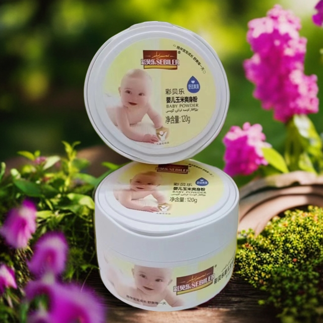 彩贝乐婴儿玉米爽身粉سەبىيلەر بوۋاقلار كۆممە قوناق ئۇپسى
