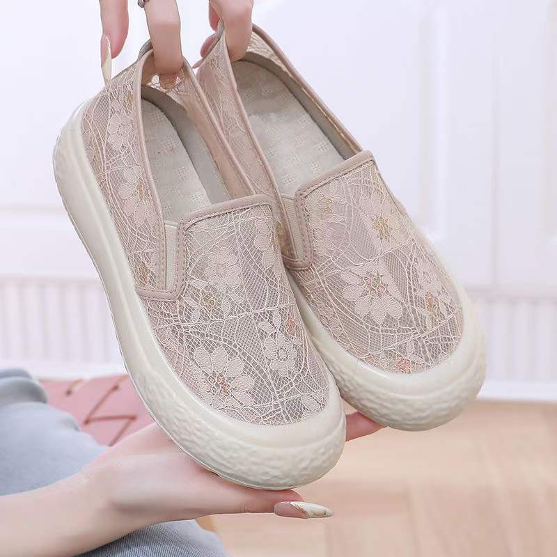 渔夫鞋子镂空女夏季透气学生休闲鞋女新款百搭软底春夏