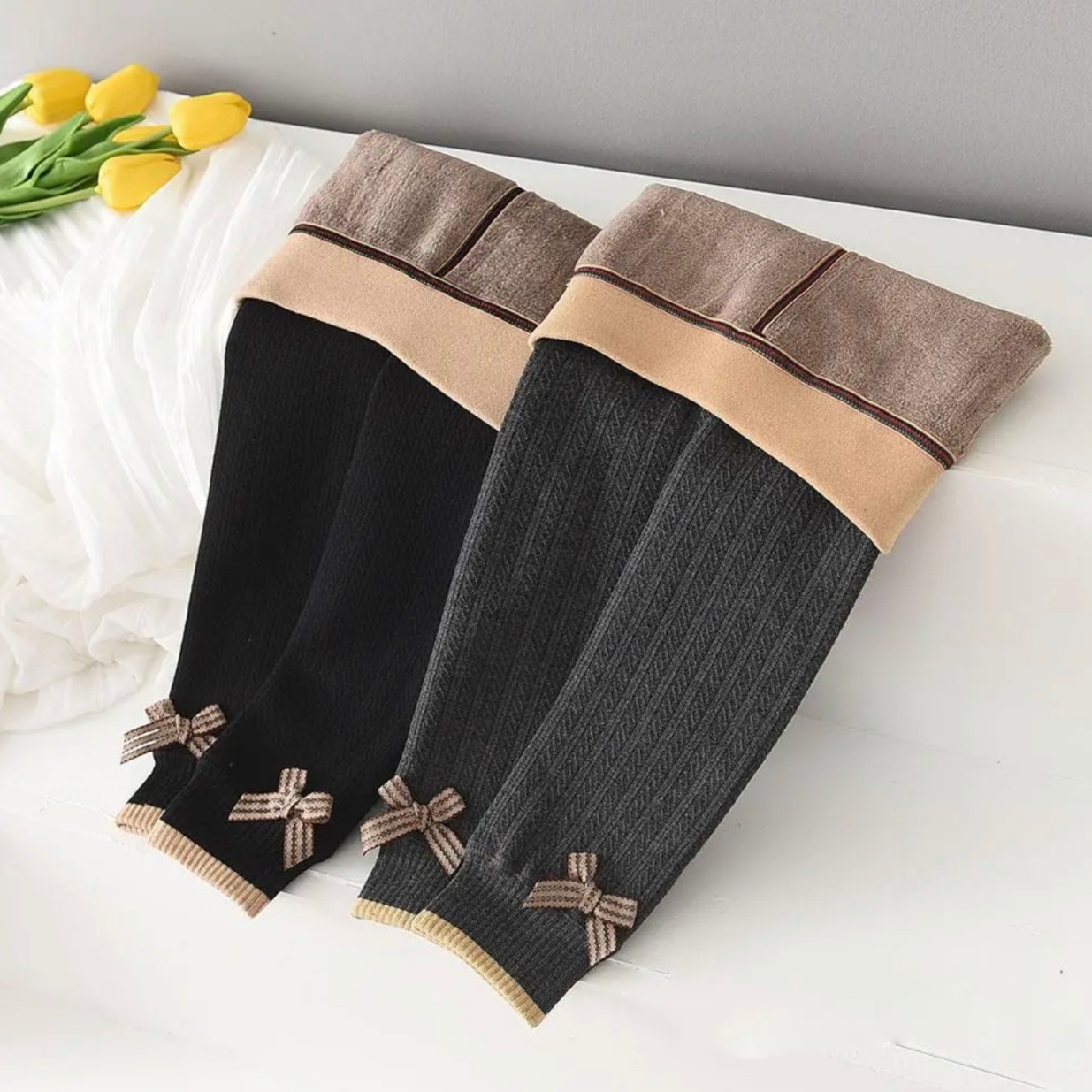 女童打底裤加绒小童中童宝宝裤子冬装新款童装儿童加厚长裤一体