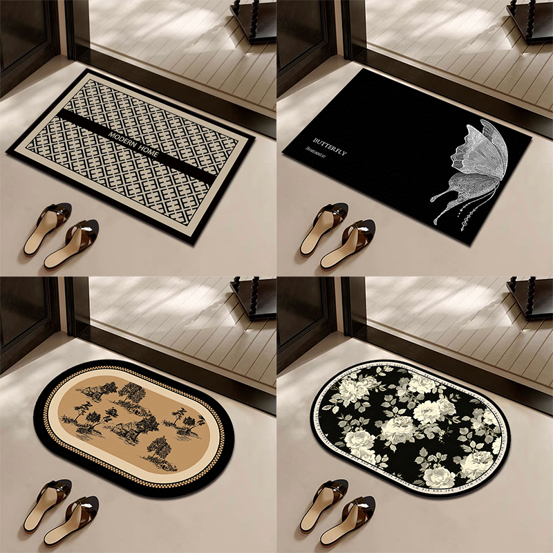 【两只羊】吸水防滑超维环保卫生间地垫浴室可裁剪加厚卫浴轻奢脚垫