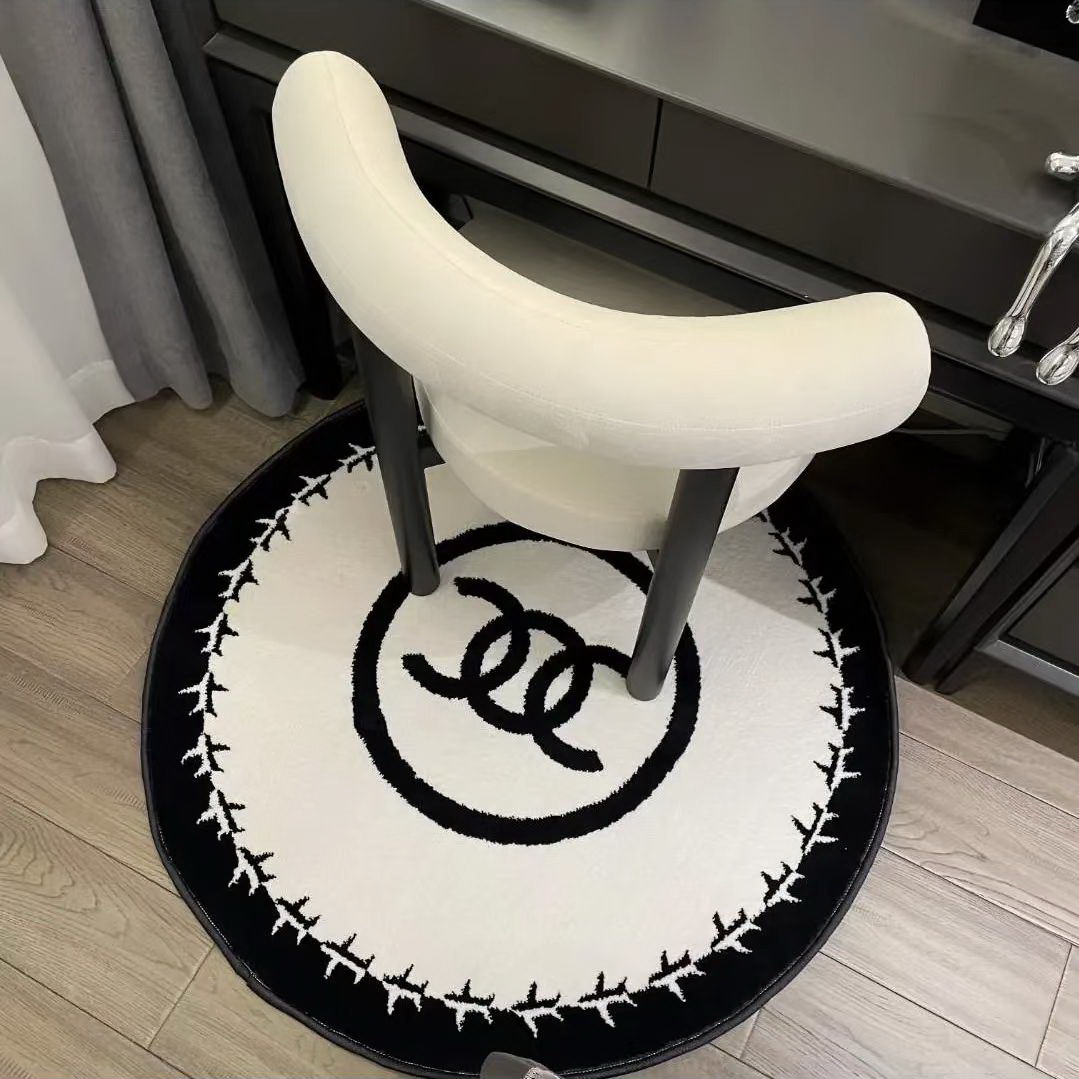 【两-只-羊】轻奢家居圆形地毯垫装饰圆毯卧室地毯地垫地毯垫圆地毯