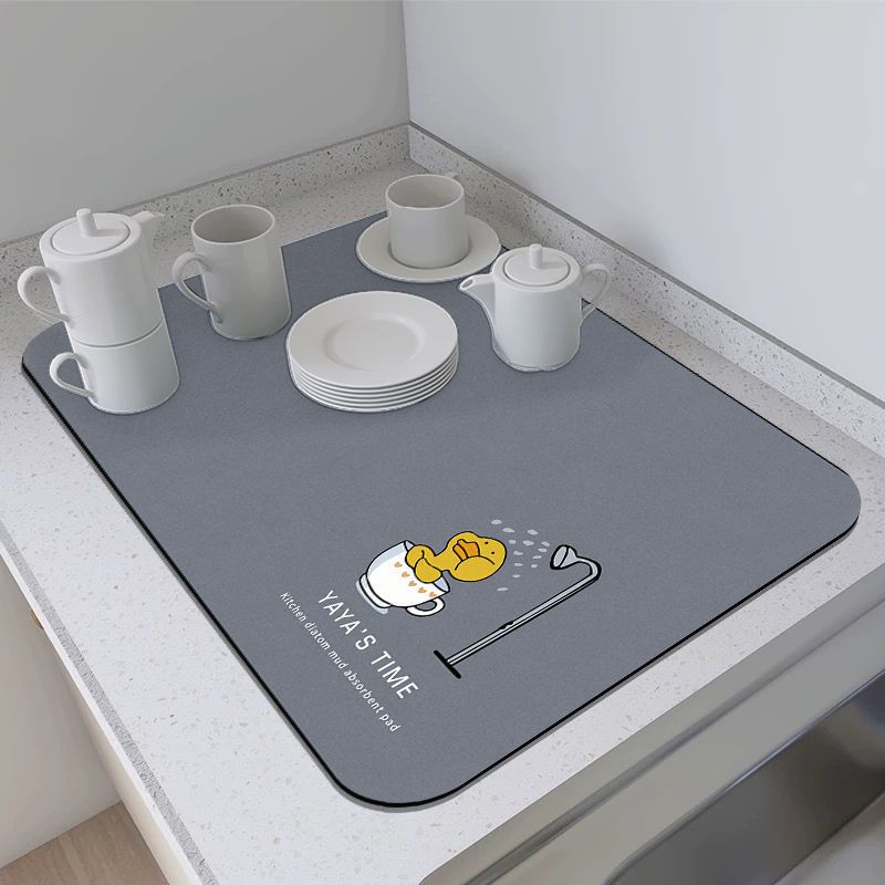 桌垫厨房沥水垫台面吸水垫碗盘咖啡机干燥垫防滑速干免洗隔热垫餐