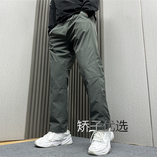 山系宽松版方格面加绒加厚防风防泼水户外登山攀岩徒步运动休闲裤