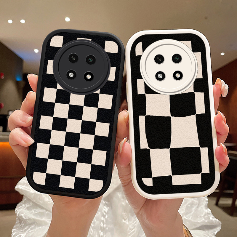 黑白格适用OPPOA2Pro手机壳oppoa2pro女款高级保护套硅胶防摔软壳