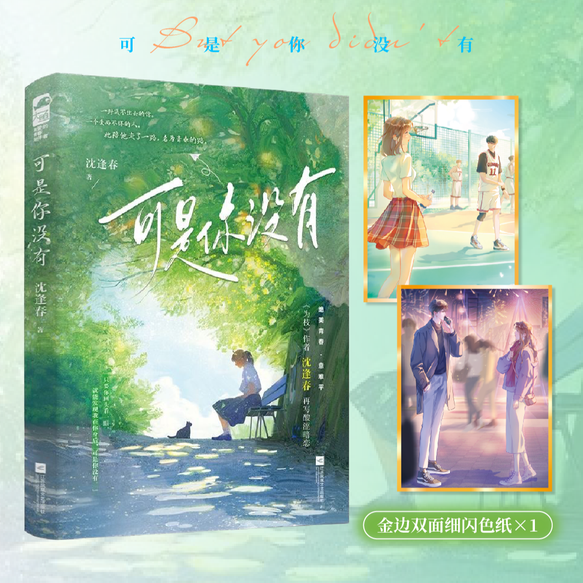 印特签+色纸/【大鱼文学】可是你没有沈逢春著校园正版实体小说