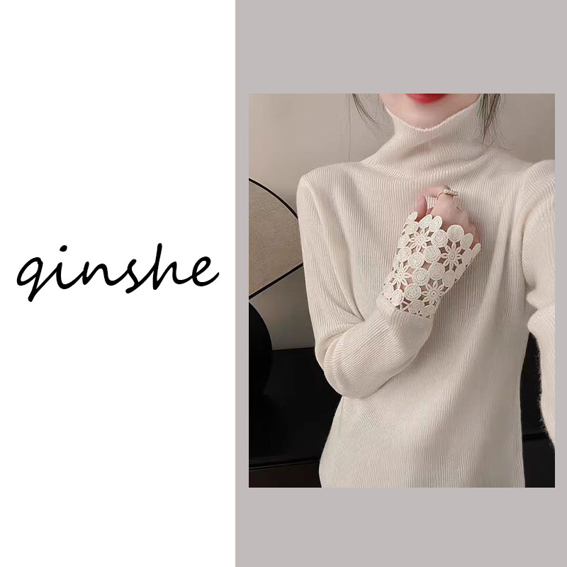 【100羊毛】秋冬新款洋气高领针织网红百搭ins羊毛衫女100%纯羊毛