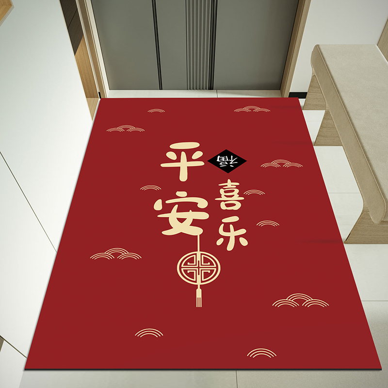 地垫入户门垫正宗硅藻泥入户门垫脚垫卫生间门口浴室脚垫喜庆家用