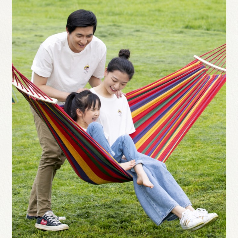【原始人吊床】户外防侧翻透气秋千大人儿童双人便携懒人吊椅家庭