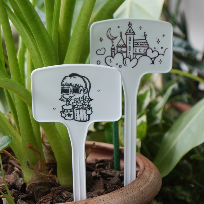 嘉伯瑞园艺大插牌塑料创意简约环保防水耐用耐晒美观方便实用艺术