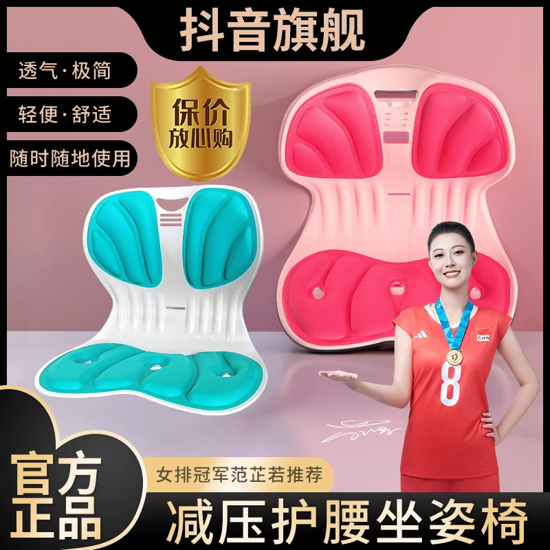 BK人体工学护腰坐姿椅久坐不累护腰坐姿垫办公室坐垫护腰神器T