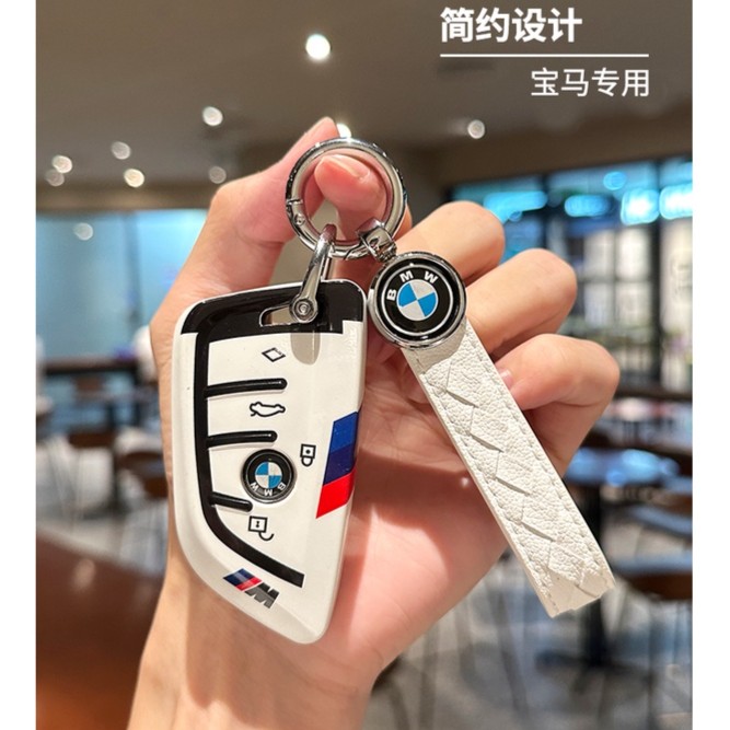 新款宝马5系3系钥匙套x3x5x6x1高档刀锋ix3壳高级女创意真皮扣男