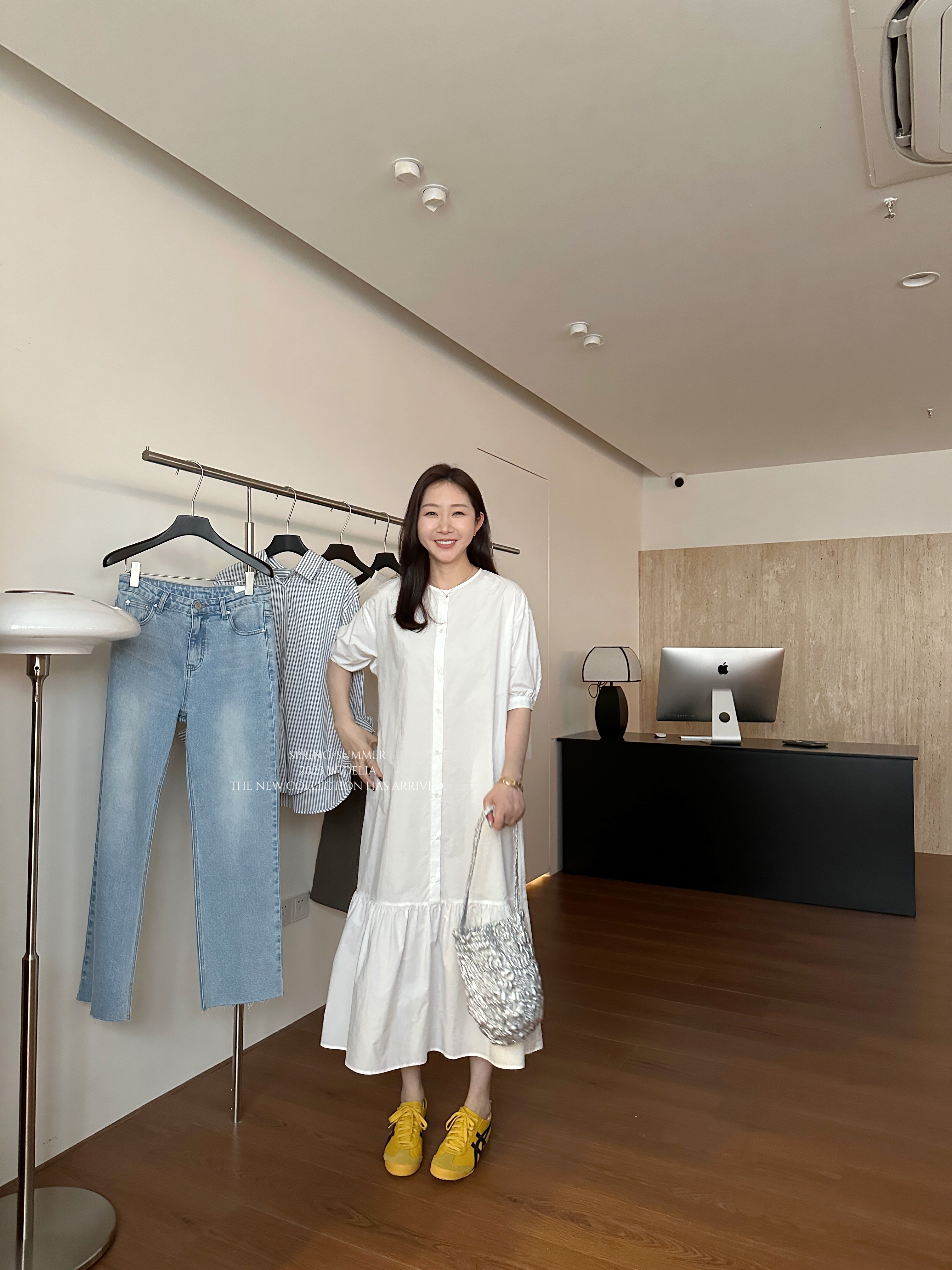 widelia春季新款韩版荷叶裙摆连衣裙7222