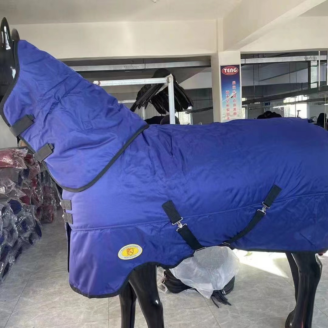 保暖马衣新款加厚马衣加厚丝绵防水防寒马衣 冬季加厚款 金属扣