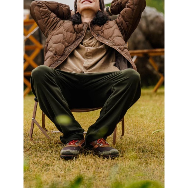 试衣间X白山联名款 男女日系复古秋冬纯色圆领轻量保暖羽绒服外套
