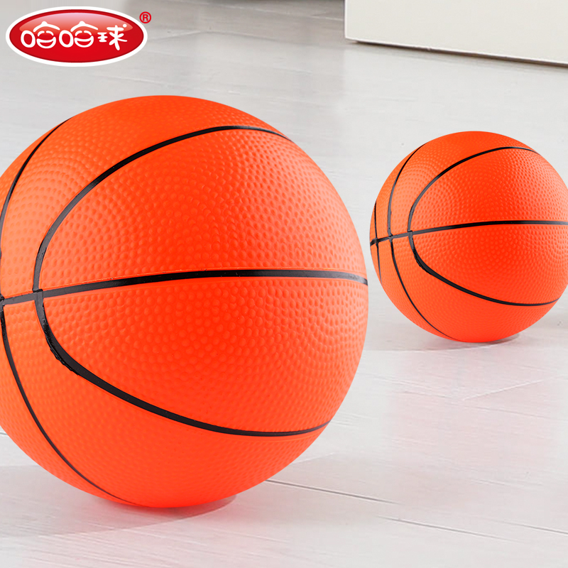 哈哈球篮球儿童皮球拍拍球耐磨幼儿园专用球类玩具充气幼儿弹力球