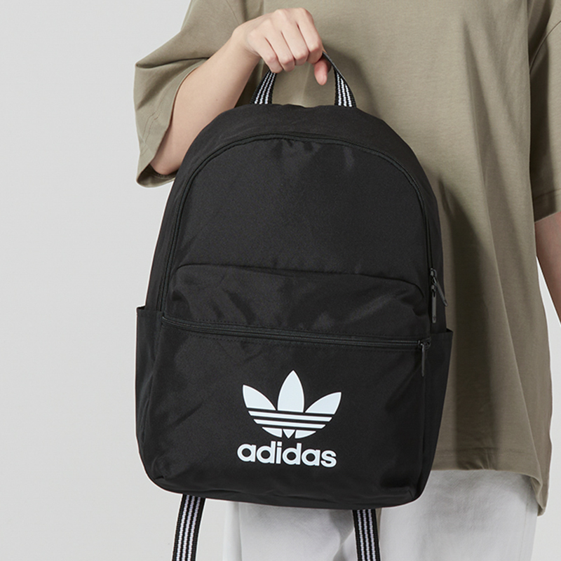 adidas阿迪达斯双肩包三叶草男包女包新款运动休闲时尚背包IJ0761