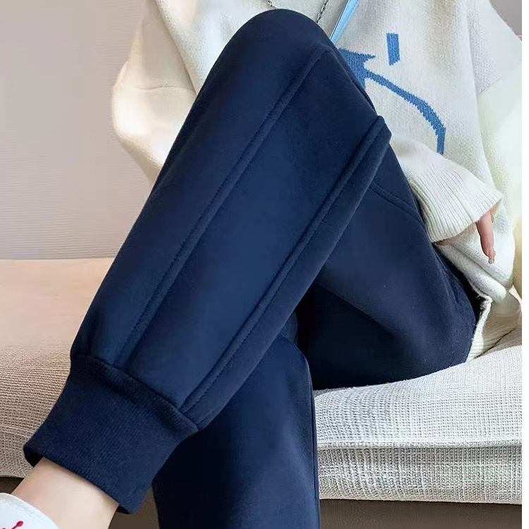 2025秋冬新款华棉束脚运动裤 百搭显瘦休闲裤男女同款外穿时尚