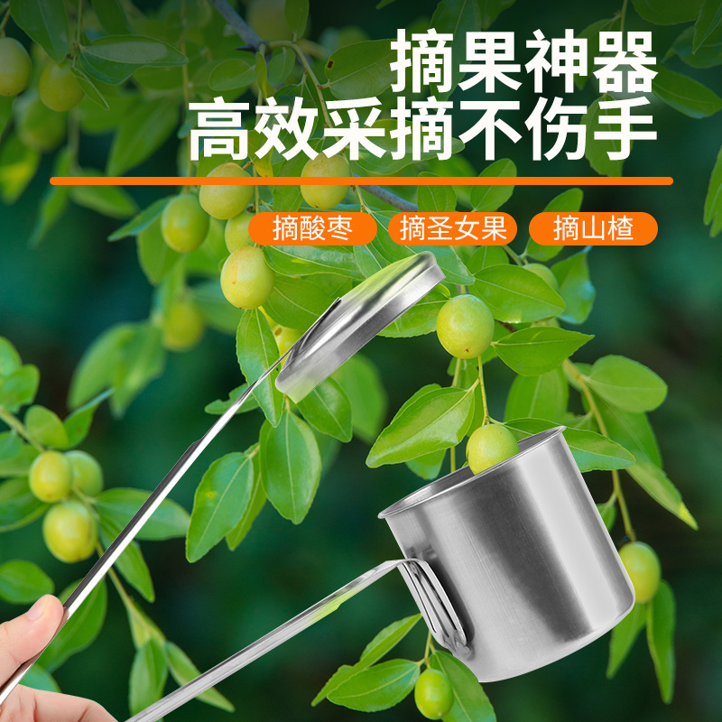 摘枣摘果神器柏籽新型摘花椒新品山枣不锈钢专用工具酸枣采摘水果