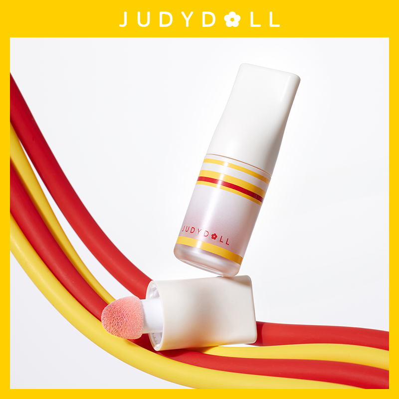 JudydoLL/橘朵运动系列液体腮红持久元气氛围/膨胀防水汗自带刷头