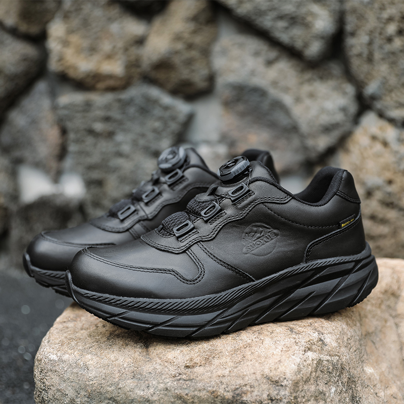 SUOYUE/索越秋冬透气防水通勤鞋运动休闲黑色登山男鞋低帮户外