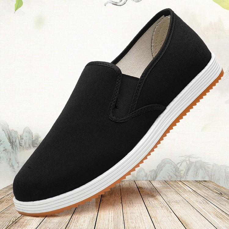 软底老北京布鞋防滑春夏不臭脚春秋中老年男女男士老年鞋舒适黑色