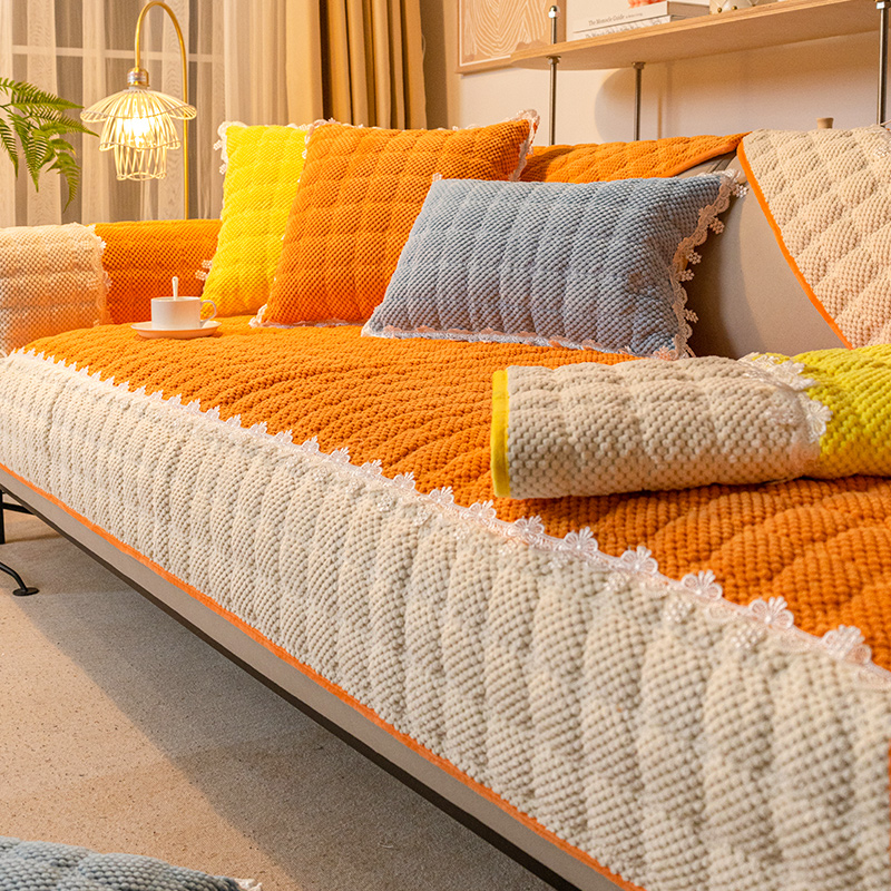 轻奢沙发垫四季通用防滑灯芯绒全盖现代沙发盖布套罩盖布巾